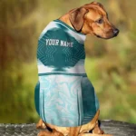 personalized-philadelphia-eagles-hexagon-burst-green-white-pet-jersey-best-selling.webp