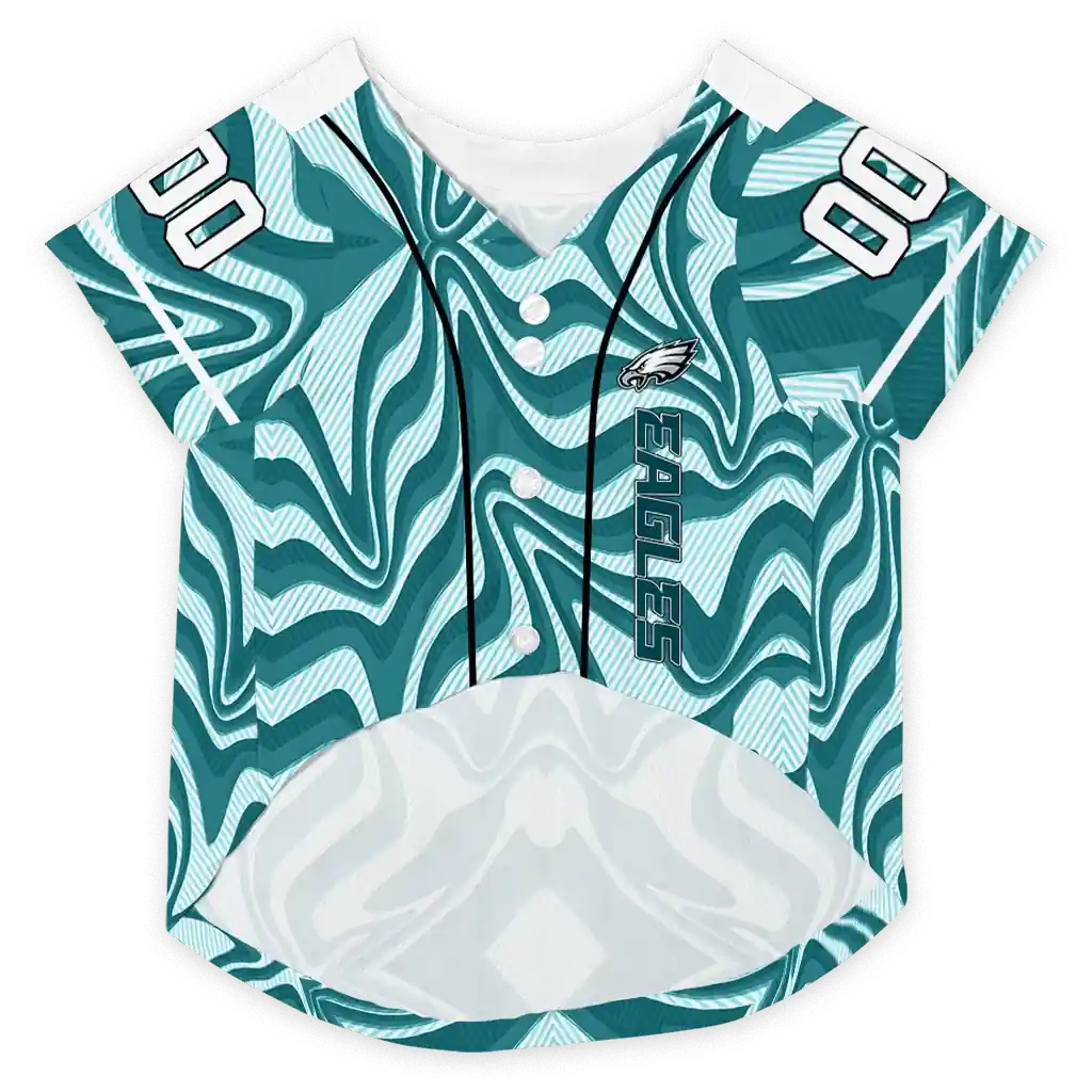 personalized-philadelphia-eagles-wavy-energy-green-pet-jersey-fashion-forward.webp