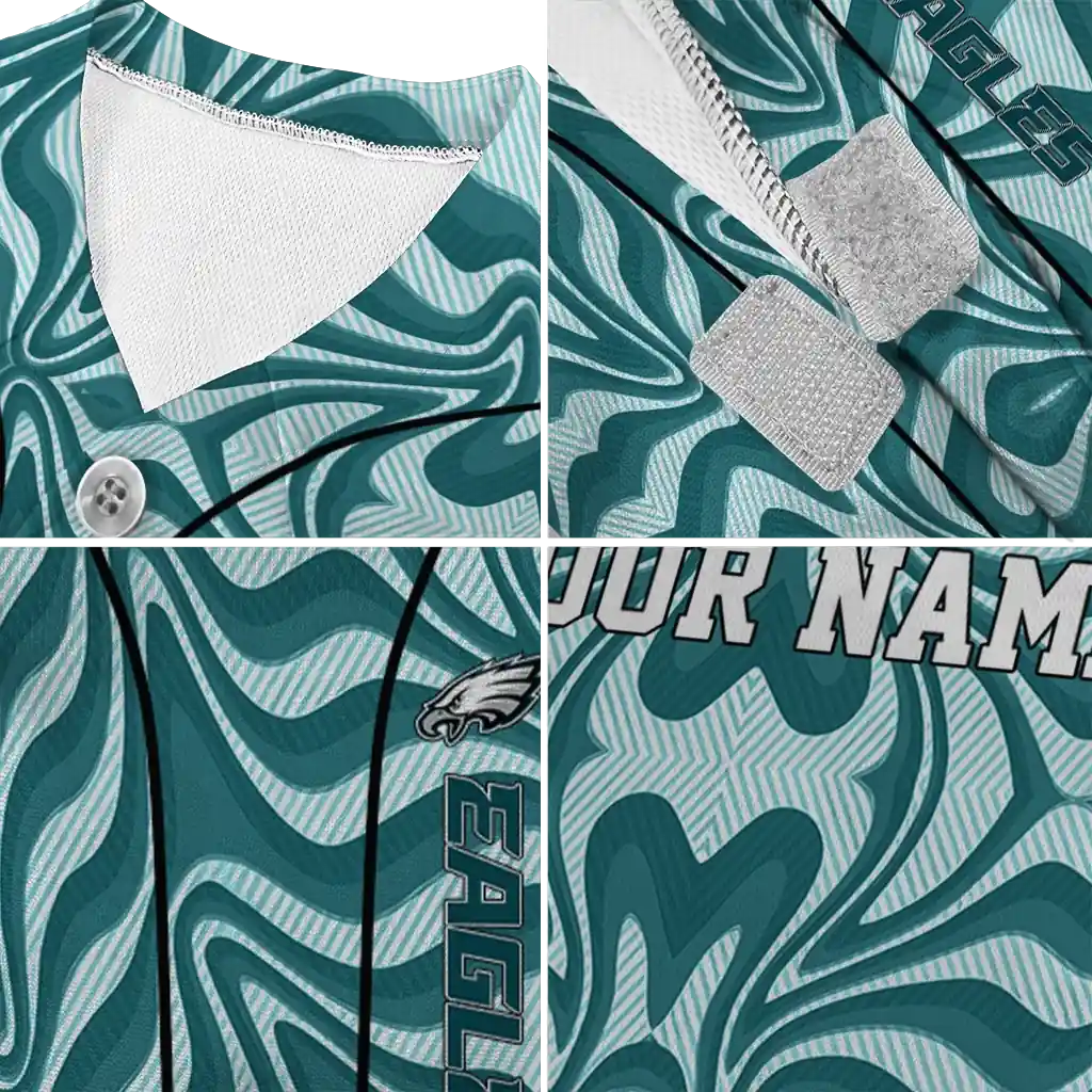 personalized-philadelphia-eagles-wavy-energy-green-pet-jersey-premium-grade.webp