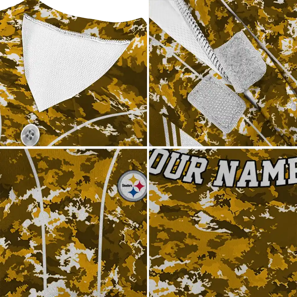 personalized-pittsburgh-steelers-daring-camo-gold-pet-jersey-premium-grade.webp